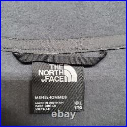 The North Face Jacket Mens XXL Gray Camden Soft Shell Windwall Full Zip Logo New