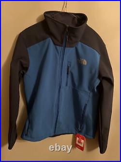 The North Face Men's Blue Full Zip Apex Bionic Softshell Jacket Sz S Vintage Tag