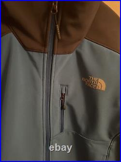 The North Face Men's Blue Full Zip Apex Bionic Softshell Jacket Sz S Vintage Tag