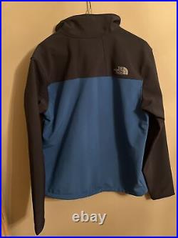 The North Face Men's Blue Full Zip Apex Bionic Softshell Jacket Sz S Vintage Tag