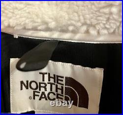 The North Face Men's Extreme Pile 1/2 Zip Fleece Pullover Small S White New