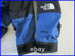 The North Face Mountain Gore Tex Stowable Jacket Blue Black Men Large Shell Only