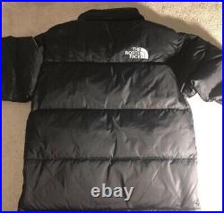 The North Face Nuptse 700 Puffer Jacket Black Medium 100% Authentc