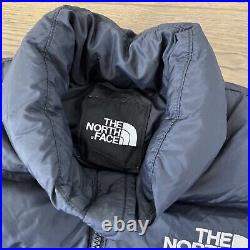 The North Face Puffer Jacket Mens Medium Black Purple Nuptse 700 1996 Retro