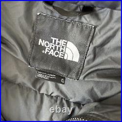 The North Face Puffer Jacket Mens Small Black Purple Nuptse 700 1996 Retro