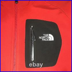 The North Face Red Black McKinley Apex Soft Shell Full Zip Jacket Mens XXL / 2XL