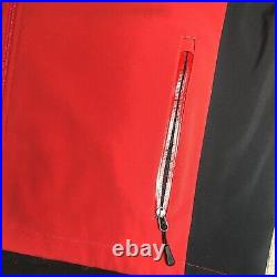The North Face Red Black McKinley Apex Soft Shell Full Zip Jacket Mens XXL / 2XL
