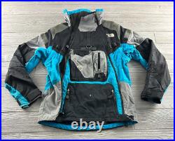 The North Face Steep Tech Jacket Mens Small Blue Gray Black Hooded