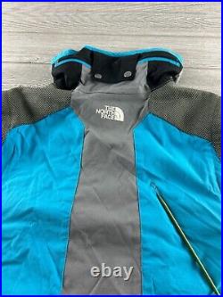 The North Face Steep Tech Jacket Mens Small Blue Gray Black Hooded