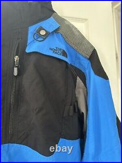 The North Face Steep Tech Transformer Jacket Mens XXL Ski Snow BLUE/GREY/BLACK