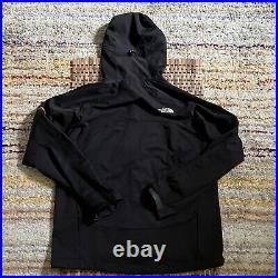 The North Face Summit Series Windstopper Soft Shell Hoodie Black Full Zip Medium