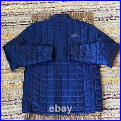 The North Face TNF Thermoball Eco Blue Quilted Puffer Jacket Men's Size Medium M