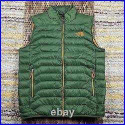 The North Face TNF Ultralight 600 Goose Down Puffer Vest Forest Green Men Medium