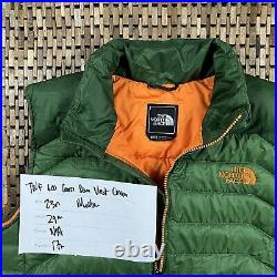 The North Face TNF Ultralight 600 Goose Down Puffer Vest Forest Green Men Medium