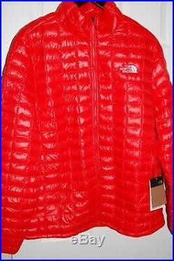 The north face men's thermoball eco soft shell jacket fiery red XL NEW