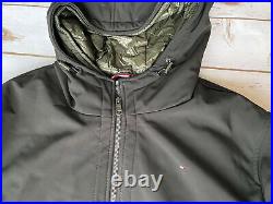 Tommy Hilfiger Double Layer Hooded Bomber Coat Black Mens 2x New With Tags $235