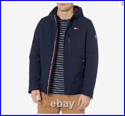 Tommy Hilfiger Men Soft Shell Sherpa Lined Performance Jacket Navy Size M 195.00