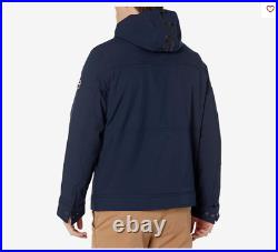 Tommy Hilfiger Men Soft Shell Sherpa Lined Performance Jacket Navy Size M 195.00