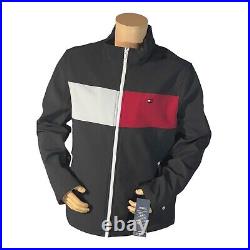 Tommy Hilfiger Men's Active Soft Shell Jacket Black Size XL (158AP521)