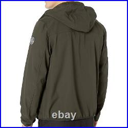 Tommy Hilfiger Mens Water Resistant Soft Shell Jacket (2XLarge, Olive) $160