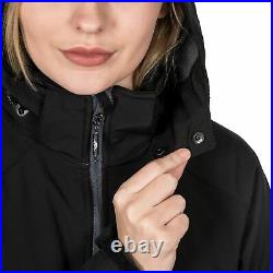 Trespass Bela II Womens Soft Shell Jacket Waterproof in Black Blue Purple & Pink
