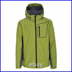 Trespass Mens Softshell Jacket Water Resistant Windproof Outdoor Coat Strathy II