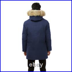 Triple F. A. T. Goose Mens Stratus Waterproof Down Parka with Fur NWT