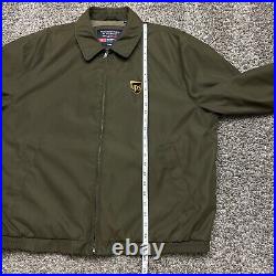 UPS Uniform Jacket Full Zip Windbreaker Dark Brown XL