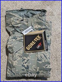 USAF Gore Tex Parka APECS ABU Military Tiger Stripe Digital Camo Jacket Med New