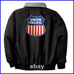 Union Pacific Railroad Embroidered Jacket Front and Rear 47r