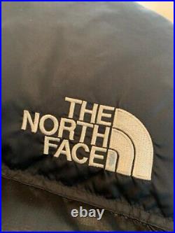Unisex North Face Black 700 Goose Down Nuptse Puffa Puffer Jacket Coat Xs