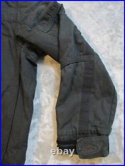 VINTAGE Oakley Jacket XL Black Firemen Clasp Grunge Thrashed Coat Parka Y2k Mens