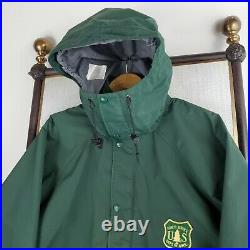 VTG 1989 NORTH FACE x FOREST SERVICE Large Mens GoreTex Green Hooded Jacket