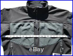 VTG ARCTERYX Canada Gamma MX Jacket Soft Shell Fleece Black Men L LEAF Veilance