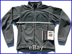 VTG ARCTERYX Canada Gamma MX Jacket Soft Shell Fleece Gray Mens L LEAF Veilance