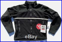 VTG ARCTERYX Canada Sigma AR Jacket Soft Shell Fleece Black Men L LEAF Veilance