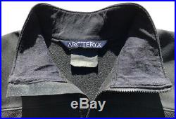 VTG ARCTERYX Canada Sigma AR Jacket Soft Shell Fleece Black Men L LEAF Veilance