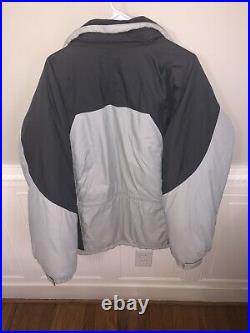 VTG LLBean Jacket Coat Parka Men's Sz LG Gray & Black Primaloft OPH13 RN71341