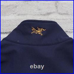Vintage 00s Arc'teryx Soft Shell Logo Jacket Size L Navy Blue