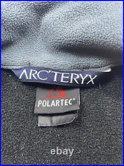 Vintage ARC'TERYX Gamma SV Jacket Men's M Black Polartec Lined Soft Shell Gorp