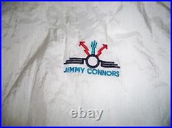 Vintage Jimmy Connors Tennis Tracksuit Windbreaker Jacket Coat Men's Size Large