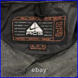 Vintage Nike ACG 90s Windbreaker Jacket Outer Layer 3 Size XL Color Block Vented