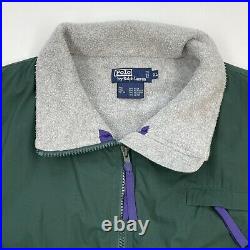 Vintage Polo Ralph Lauren (XL) HIGH TECH Polartec Nylon Fleece Lined Ski Jacket