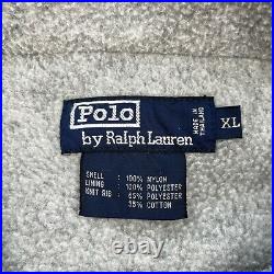 Vintage Polo Ralph Lauren (XL) HIGH TECH Polartec Nylon Fleece Lined Ski Jacket