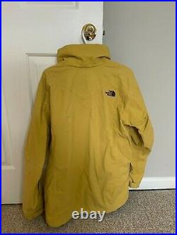 Vintage The North Face Recco Tech Mens Yellow Jacket Medium
