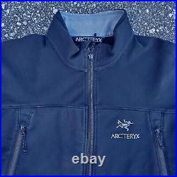 Vtg Arcteryx Softshell Polartec Jacket Black Gamma Outdoor Mountain XL 90s