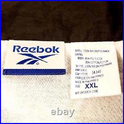 Vtg Deadstock 90s Reebok Coca Cola CIAA Basketball Windbreaker Track Jacket XXL