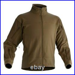 WT Tactical Coyote Soft Shell Jacket SO 1.0 Coyote Fleece Lined Jacket 60007-B