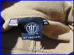 Wild Things Tactical Fleece Lined Coyote 2XL Soft Shell SO 1.0 jacket, free ship