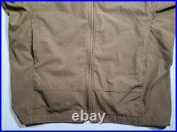 Wild Things Tactical Soft Shell Jacket Full Zip Hood Coyote Brown Size Medium